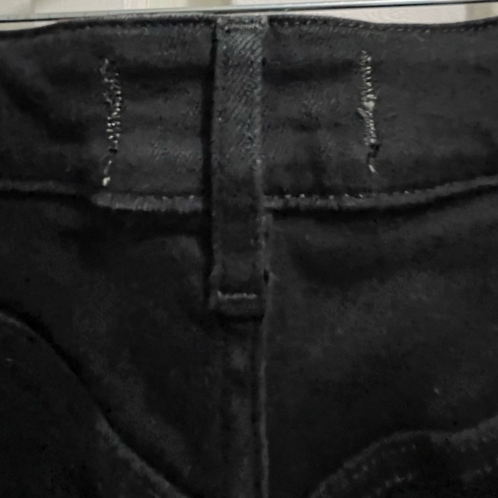 Free People We the free hi rise skinny distressed hem jeans ink black size 26 - Picture 8 of 14